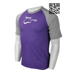 T702  訂購牛角袖T恤   設計拼色男款T恤  大量訂造T恤  T恤製衣廠     紫色 T702  訂購牛角袖T恤   設計拼色男款T恤  大量訂造T恤  T恤製衣廠     紫色